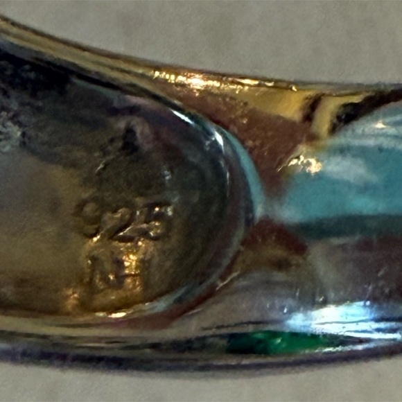 Michael Valitutti Gems En Vogue Czarina Green Quartz Emerald Sterling Ring Sz 9 - Picture 6 of 9